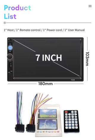 Radio pantalla Universal de Coche