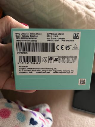 Móvil Oppo Reno 8 Lite 5G