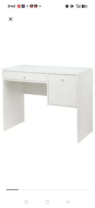 Tocador/Escritorio Ikea SYVDE Blanco