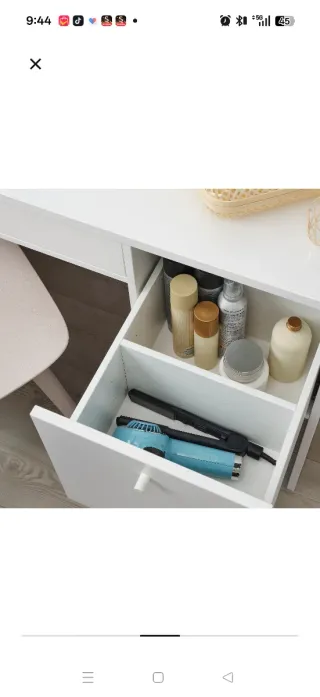 Tocador/Escritorio Ikea SYVDE Blanco