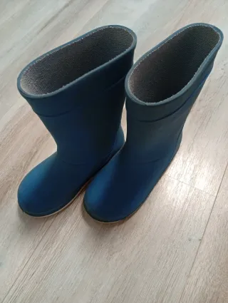 Botas de agua para niño azul 26-27