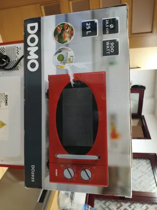 Microondas DOMO Rojo