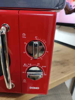 Microondas DOMO Rojo