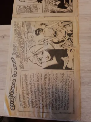 Tebeo confiésame tú amor