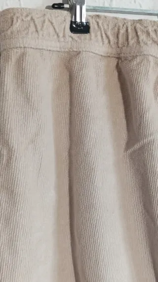 Zara Pantalones Pana Beige