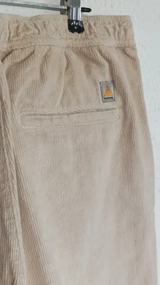 Zara Pantalones Pana Beige