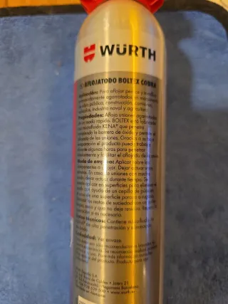 Aflojatodo Wurth Boltex Cobra