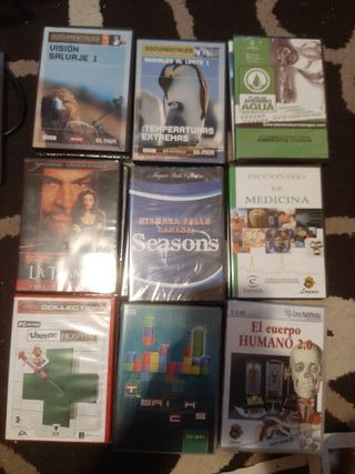 Lote de películas, música y juegos de pc por 5 €