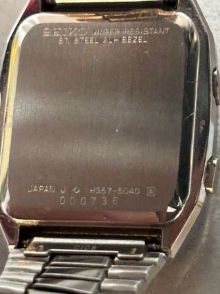 Reloj Seiko Vintage Digital/Analógico