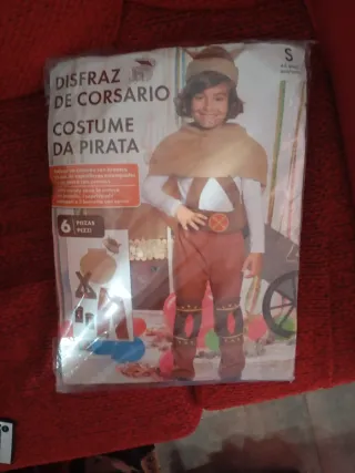 Disfraz Corsario Niño Talla S (4-6 años)