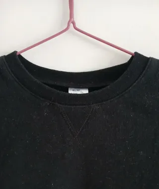 Domyos sudadera negra Talla 8 años