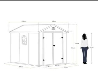 Caseta de Resina New Fiorella 5.23m²