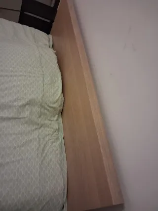 Cama Malm + colchón + sommier Ikea 140 x 200 cm