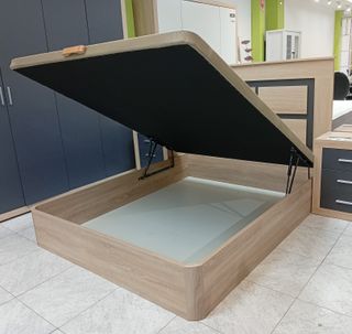 Cama Canape* Abatible. Amplio Arcón. ¡Económico!