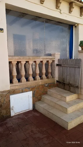 Toldo cerramiento terraza plástico