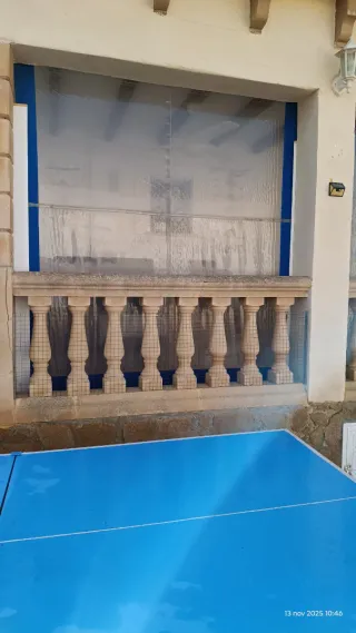 Toldo cerramiento terraza plástico