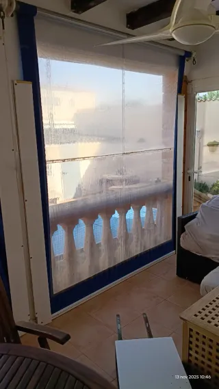 Toldo cerramiento terraza plástico