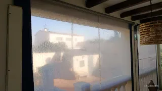 Toldo cerramiento terraza plástico