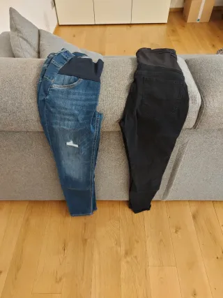 Jeans premamá negros