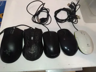 Lote 6 Ratones PC (Negro y Blanco)