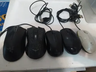 Lote 6 Ratones PC (Negro y Blanco)
