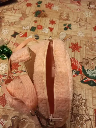 Bolso infantil de peluche REGALO  diadema navideña