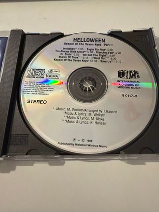 CD Helloween Keeper Of The Seven Keys Pt. II