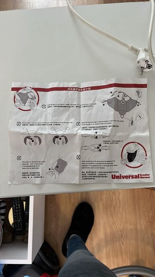 Manta para moto negra