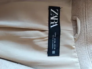 Abrigo Zara Beige Sin Estrenar