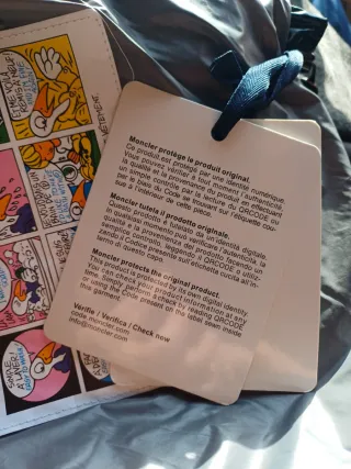 Chaqueta Moncler Negra Nueva con Etiqueta