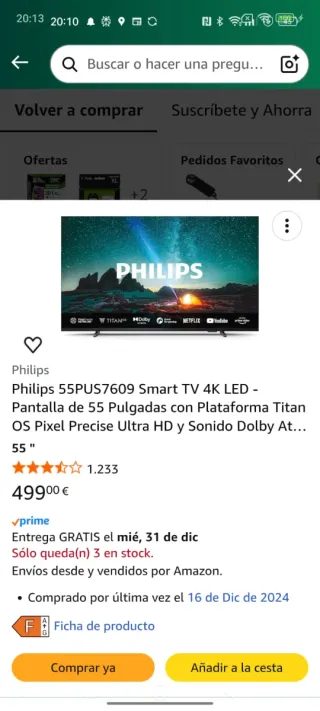 Televisor Philips 55PUS7690/12