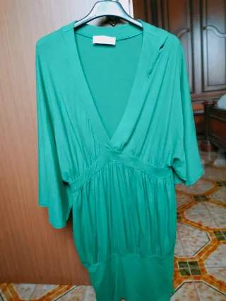 Maxi maglia verde taglia unica