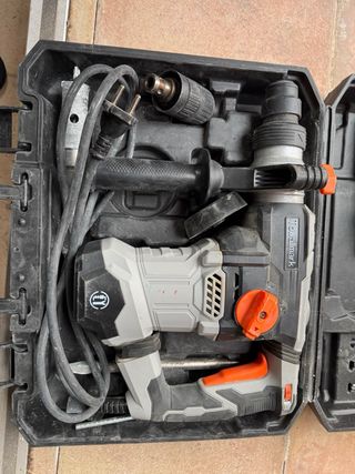 taladro de martillo perforador servido dos veces