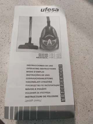 Urge : Aspirador Ufesa Cycletron 2000W Sin Bolsa.