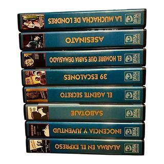 VHS Hitchcock Etapa Inglesa (8 películas)