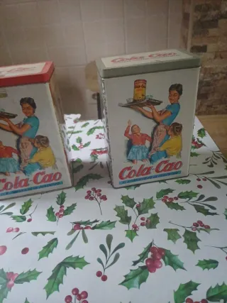 Latas vintage Cola-Cao