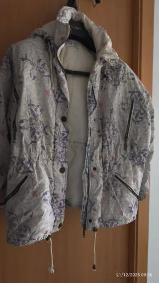 Chaqueta de esquí estampada