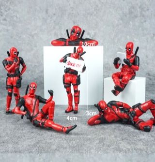 DEADPOOL 6 Figuras distintas de 10cm NUEVAS