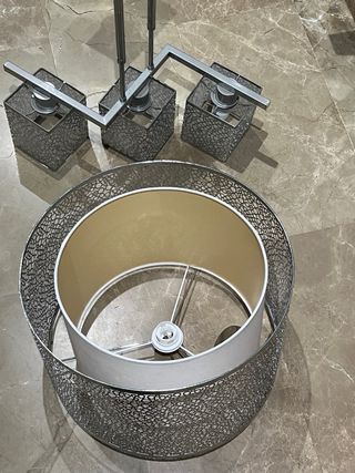 Juego de lámparas salón