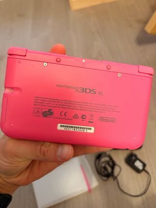 Nintendo 3DS XL Rosa Completa