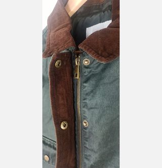 Chaqueta Encerada Springfield Tipo Barbour Mujer