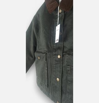 Chaqueta Encerada Springfield Tipo Barbour Mujer