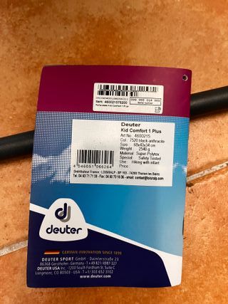 Mochila porta bebé Deuter trekking