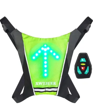 Mochila para Bicicleta, Chaleco Reflectante Bici