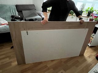 Cabecero de cama de madera