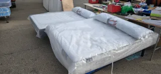 Colchón nuevo y de segunda mano