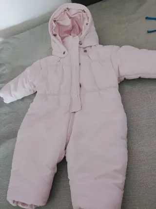 Abrigo de bebé rosa