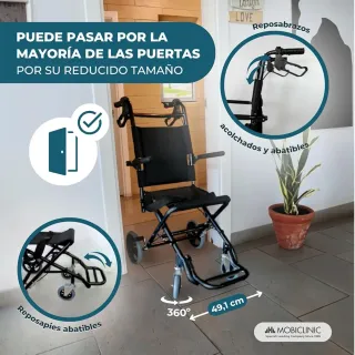 Silla de ruedas Tránsito, Plegable Mobiclinic