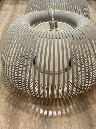 Lámparas de comedor grises (2 unidades) Mod Lola