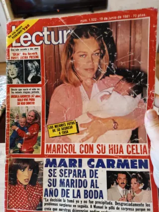 Oferta Revista lecturas año 1981 especial marisol